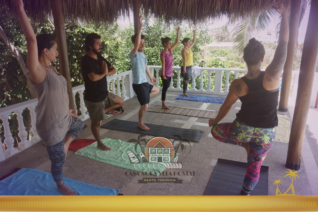 Casa Agua Vela Hostal Juan de Acosta ภายนอก รูปภาพ